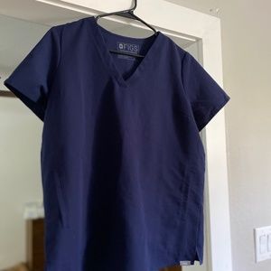 Figs maternity scrub top